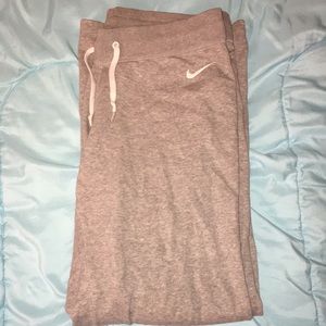 Grey Nike sweatpants